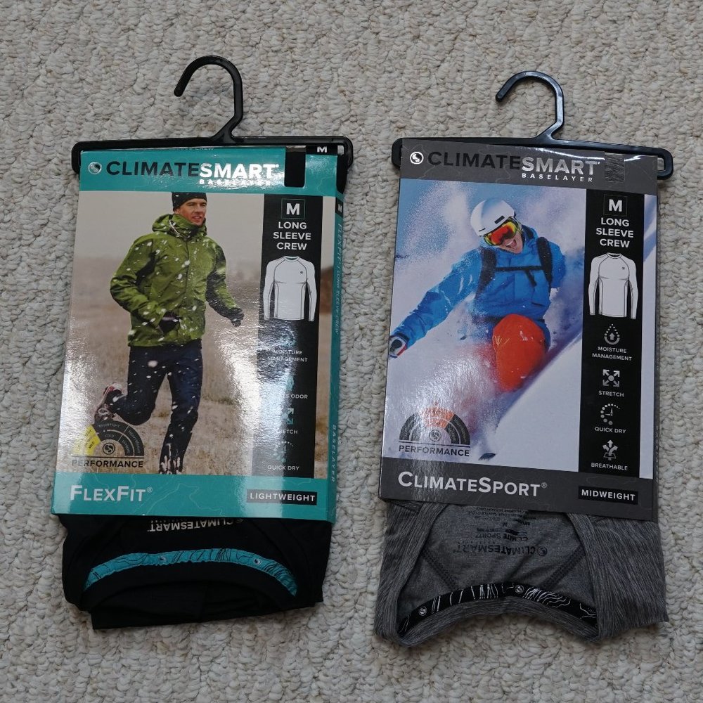 Base Layer Men's Size M Lightweight and Midweight